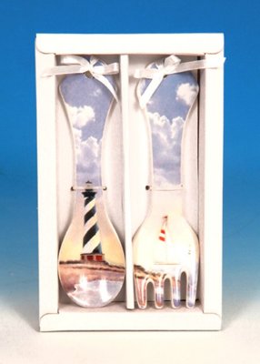 LHT3822 Lighthouse Spoon & Fork Set